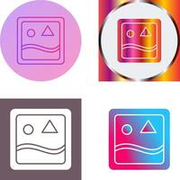 Unique Images Icon Design vector