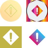 Caution Sign Icon Design vector