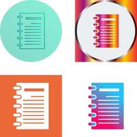Notepad Icon Design vector