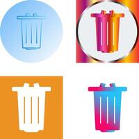 Garbage Icon Design vector