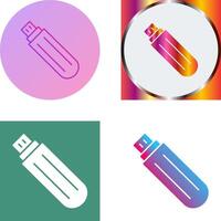 Unique USB Drive Icon Design vector