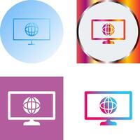 Unique Intranet Icon Design vector