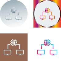 Unique Internet Connectivity Icon Design vector