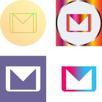 Unique Email Icon Design vector