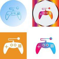 único juego de azar controlar icono diseño vector