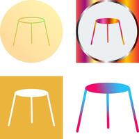 Unique Stool Icon Design vector