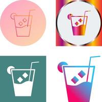 Unique Whiskey Sour Icon Design vector