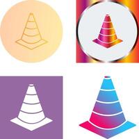 Unique Cone Icon Design vector