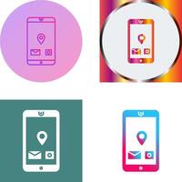 Unique Mobile Applications Icon Design vector