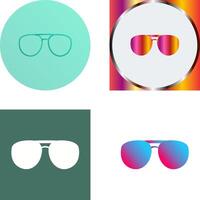 único lentes icono diseño vector