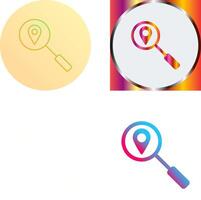 Unique Tracking Services Icon Design vector