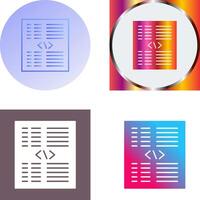Piece of Code Icon Design vector