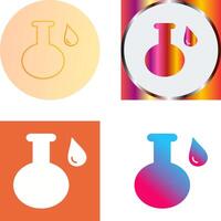 Acidic Liquid Icon Design vector