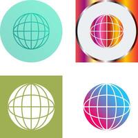 Globe Icon Design vector