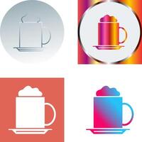 Cappucino Icon Design vector