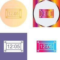 Unique Timer Icon Design vector