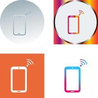 Unique Connected Device Icon Design vector