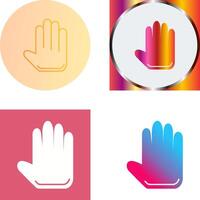 Unique Hand Tool Icon Design vector