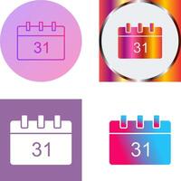 Unique Calendar Icon Design vector