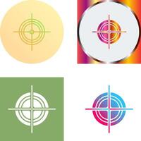 Unique Target Icon Design vector