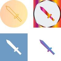 Unique Sword Icon Design vector