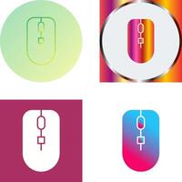Unique Mouse Icon Design vector