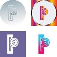 Slot for Coins Icon Design vector