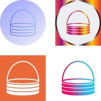 Unique Basket Icon Design vector