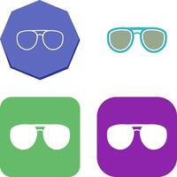 Unique Glasses Icon Design vector
