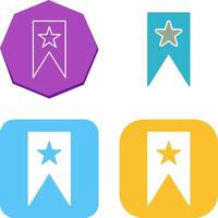Unique Bookmarking Services Icon Design vector