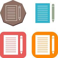 Write Feedback Icon Design vector
