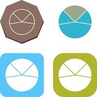 Pie Chart Analysis Icon Design vector