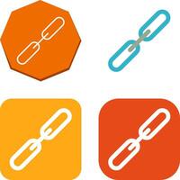 Link Building Icon Design vector