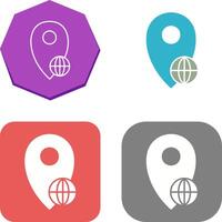 Global Locations Icon Design vector