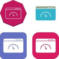 Page Speed Icon Design vector