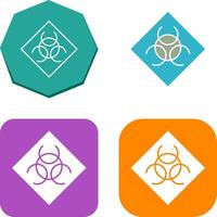 Biological Hazard Icon Design vector