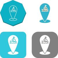 Shipping Location Icon Design vector