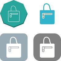 Handbag Icon Design vector