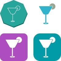 Cocktail Drink Icon Design vector