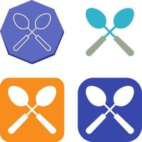 Spoons Icon Design vector