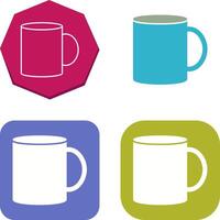 Coffee Mug Icon Design vector