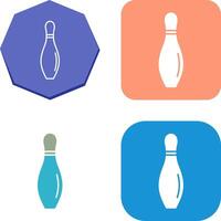 Bowling Pin Icon Design vector