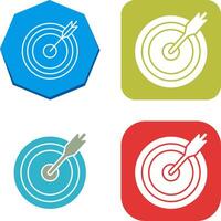 Darts Game Icon Design vector