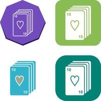 Deck of Cards Icon Design vector