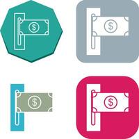 Slot of Bills Icon Design vector