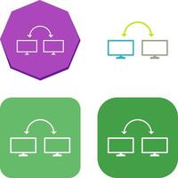 Unique Connected Systems Icon Design vector