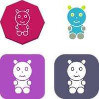 Unique Toys Icon Design vector