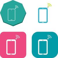 Unique Connected Device Icon Design vector