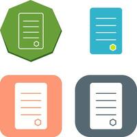 Unique Reports Icon Design vector