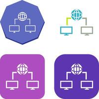 Unique Internet Connectivity Icon Design vector